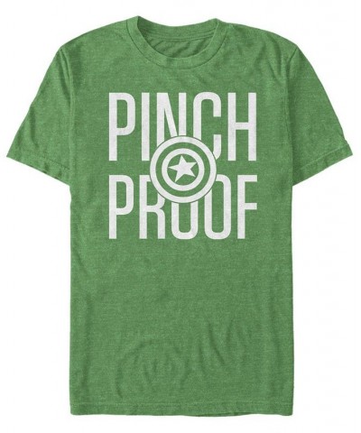 Men's Captain Pinch Proof Short Sleeve Crew T-shirt Green $20.29 T-Shirts