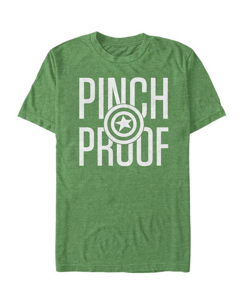 Men's Captain Pinch Proof Short Sleeve Crew T-shirt Green $20.29 T-Shirts