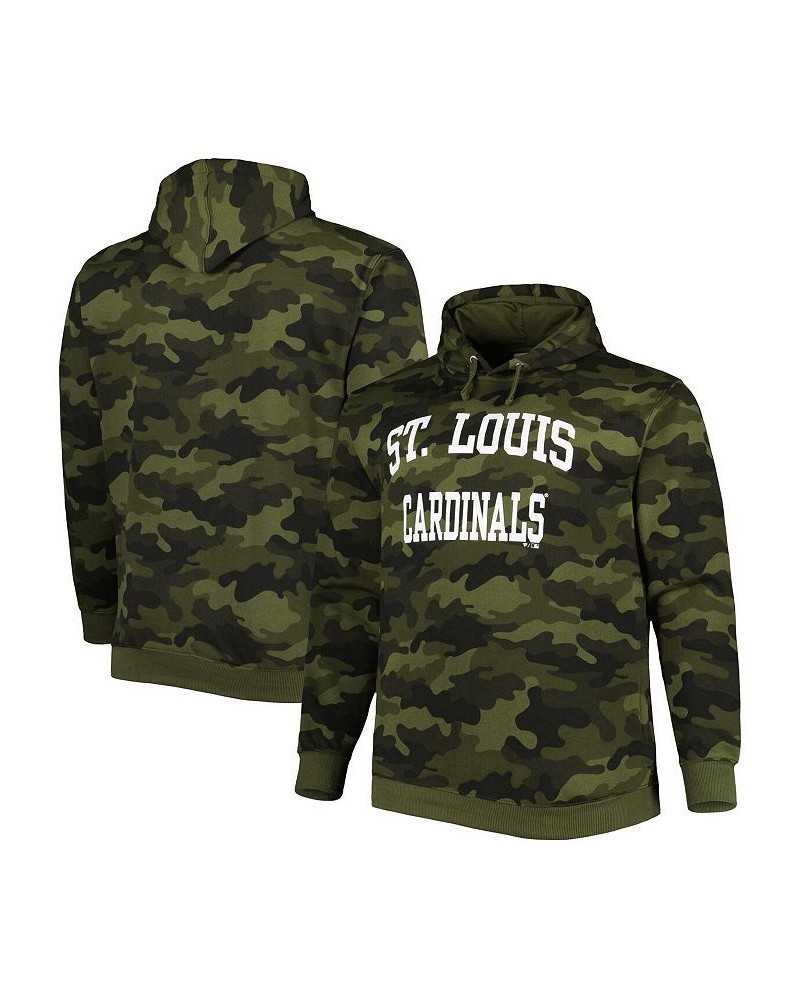 Men's Camo St. Louis Cardinals Allover Print Big and Tall Pullover Hoodie $35.70 Sweatshirt