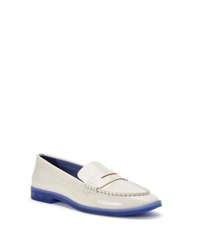 Women's The Geli Penny Loafers Shoes White $44.69 Shoes