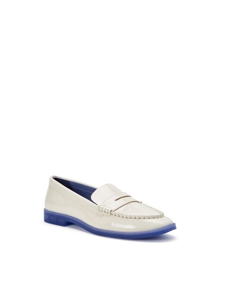 Women's The Geli Penny Loafers Shoes White $44.69 Shoes