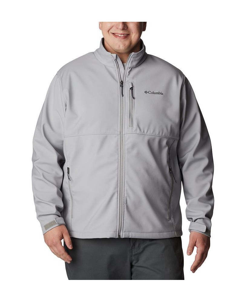 Men's Big & Tall Ascender Softshell Jacket Columbia Grey $43.20 Jackets