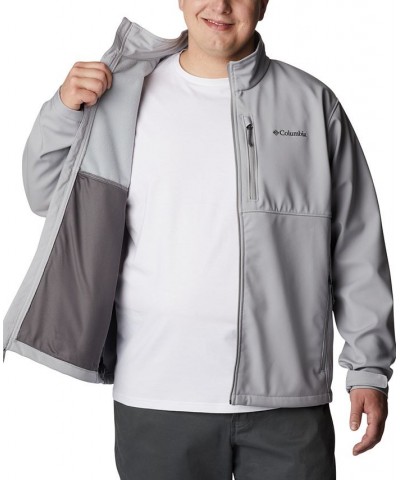 Men's Big & Tall Ascender Softshell Jacket Columbia Grey $43.20 Jackets