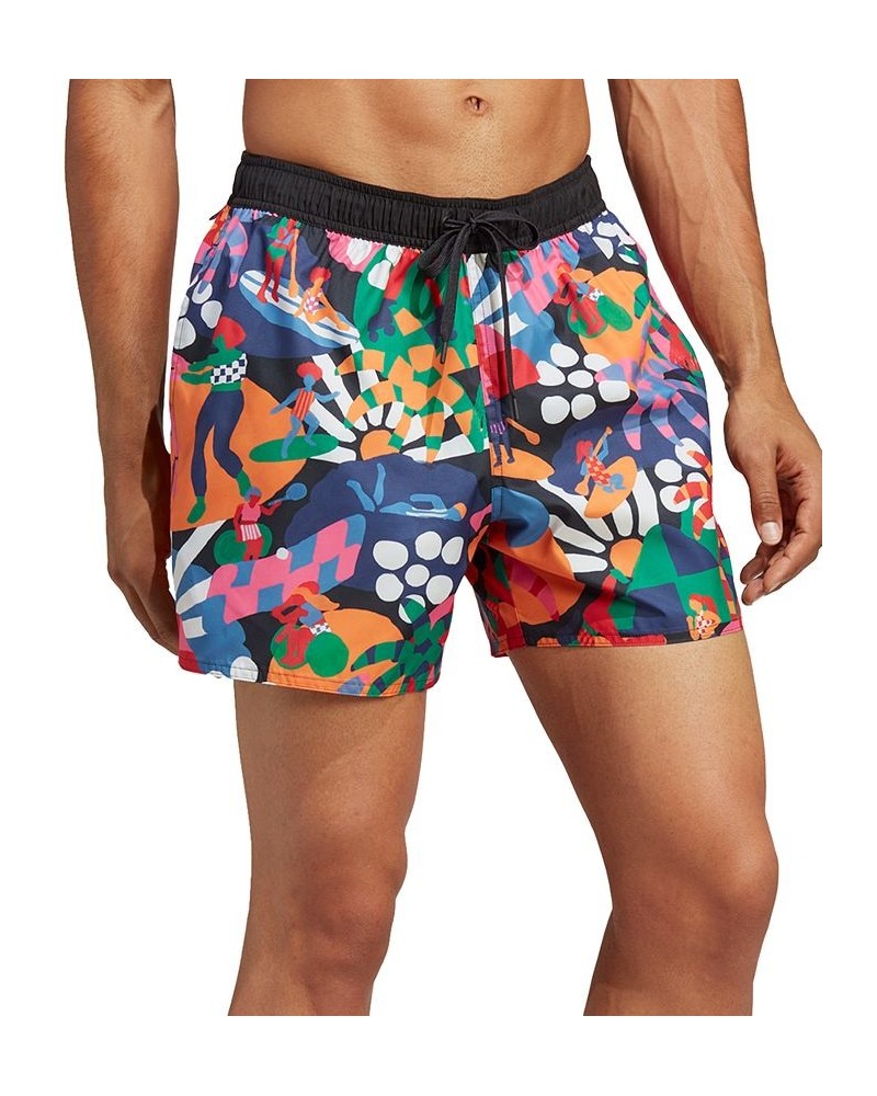 x FARM Men's Unitefit 5" Swim Shorts Black $27.50 Swimsuits