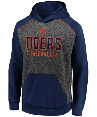 Men's Charcoal and Navy Detroit Tigers Game Day Ready Raglan Pullover Hoodie $39.95 Sweatshirt