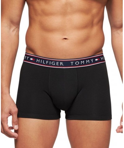 Men's Moisture Wicking Cotton Stretch Trunks - 3pk. Black $19.24 Underwear