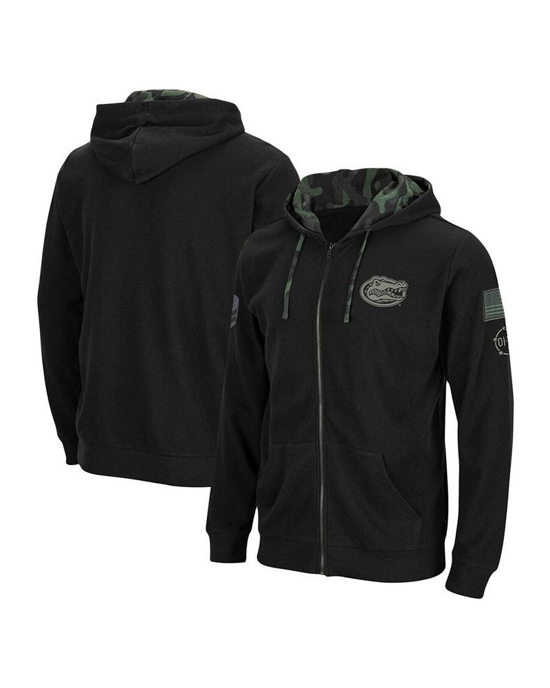 Men's Black Florida Gators OHT Military-Inspired Appreciation Waffle Full-Zip Hoodie $34.30 Sweatshirt