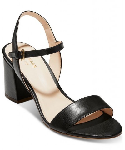 Women's Josie Block-Heel Sandals Black $79.90 Shoes