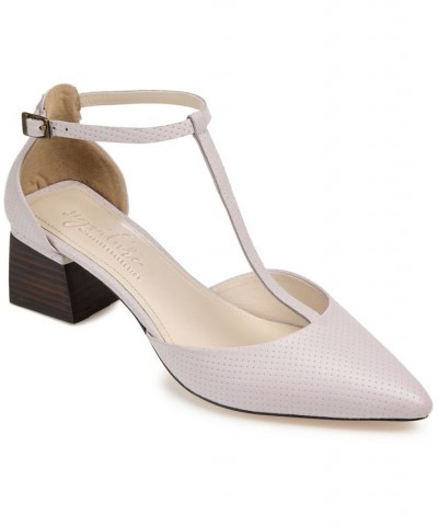 Women's Cameela T-Strap Heel Purple $41.60 Shoes