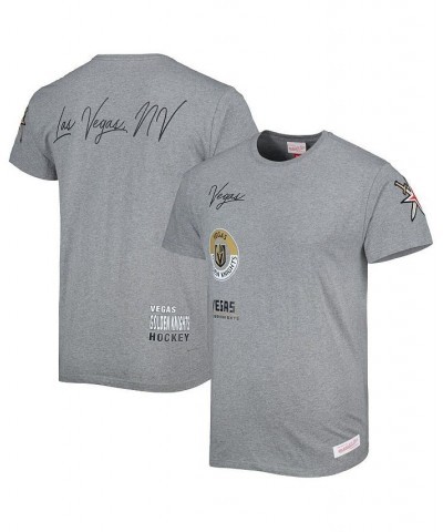 Men's Heather Gray Vegas Golden Knights City Collection T-shirt $30.55 T-Shirts