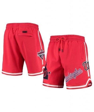 Men's Red Washington Nationals Team Shorts $33.00 Shorts