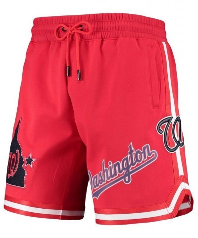 Men's Red Washington Nationals Team Shorts $33.00 Shorts