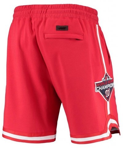 Men's Red Washington Nationals Team Shorts $33.00 Shorts