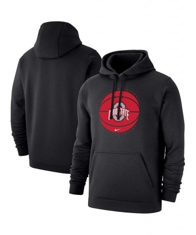 Men's Black Ohio State Buckeyes Basketball Pullover Hoodie $34.85 Sweatshirt