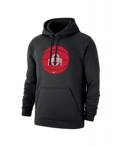 Men's Black Ohio State Buckeyes Basketball Pullover Hoodie $34.85 Sweatshirt