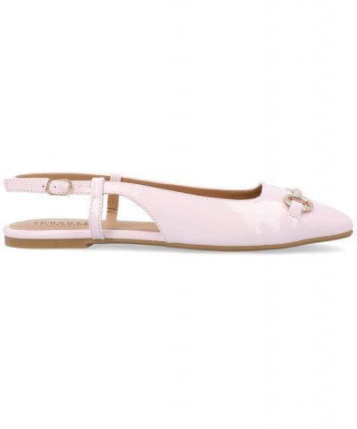 Women's Ceecy Slingback Flats Pink $46.79 Shoes