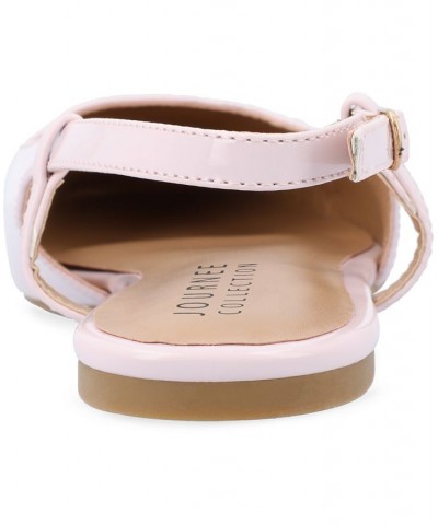 Women's Ceecy Slingback Flats Pink $46.79 Shoes