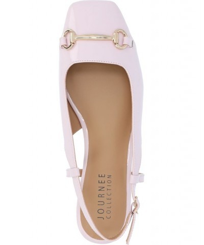 Women's Ceecy Slingback Flats Pink $46.79 Shoes