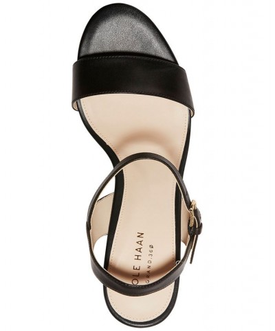 Women's Josie Block-Heel Sandals Black $79.90 Shoes