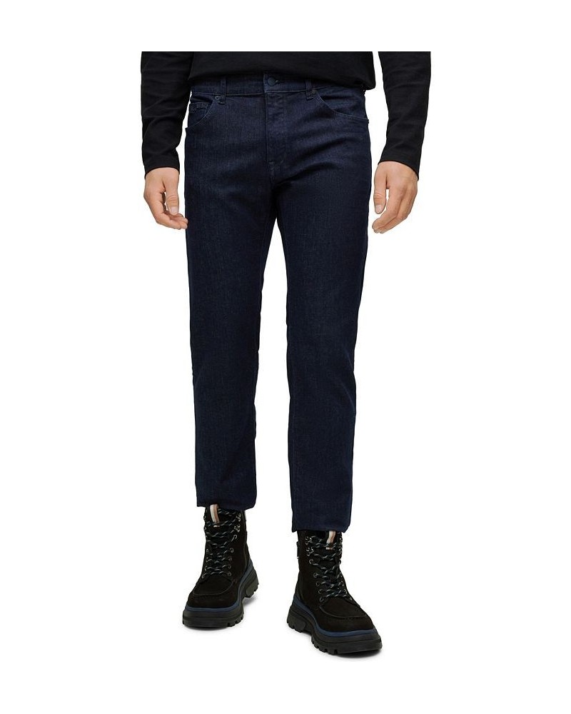 BOSS Men's Regular-Fit Supreme-Movement Denim Jeans Blue $89.44 Jeans