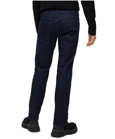 BOSS Men's Regular-Fit Supreme-Movement Denim Jeans Blue $89.44 Jeans