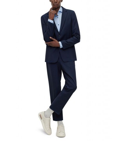 BOSS Men's Slim-Fit 2-Piece Suit Blue $305.82 Suits