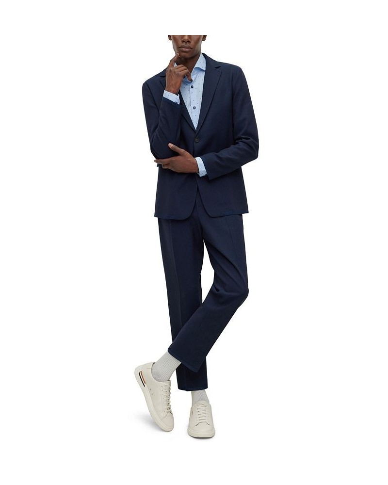 BOSS Men's Slim-Fit 2-Piece Suit Blue $305.82 Suits