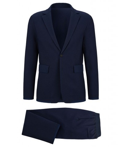 BOSS Men's Slim-Fit 2-Piece Suit Blue $305.82 Suits