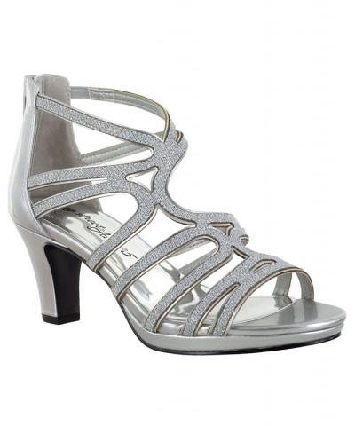 Elated Women's Dress Sandals Silver $39.20 Shoes