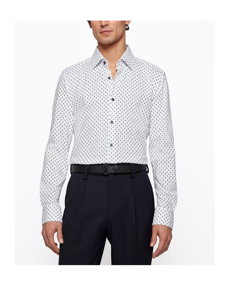 BOSS Men's Slim-Fit Shirt White $50.40 Shirts