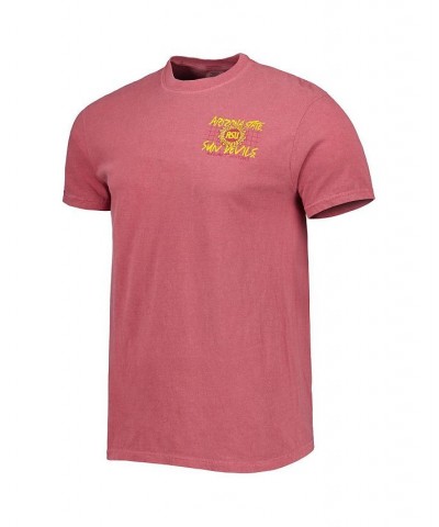 Men's Maroon Arizona State Sun Devils Vault Helmet History Comfort T-shirt $16.92 T-Shirts