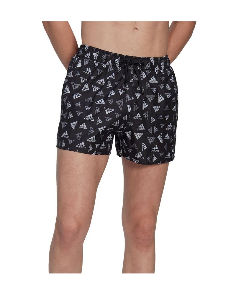 Men's Classics Quick-Dry Logo-Print 3" Swim Trunks Black $20.56 Swimsuits