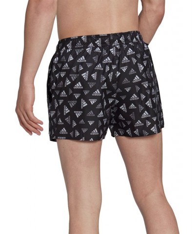 Men's Classics Quick-Dry Logo-Print 3" Swim Trunks Black $20.56 Swimsuits