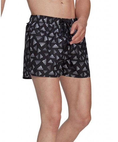 Men's Classics Quick-Dry Logo-Print 3" Swim Trunks Black $20.56 Swimsuits