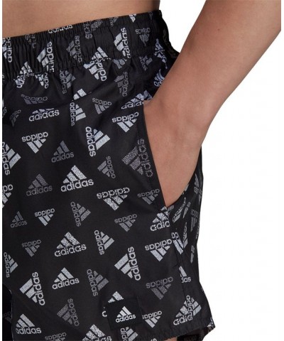 Men's Classics Quick-Dry Logo-Print 3" Swim Trunks Black $20.56 Swimsuits