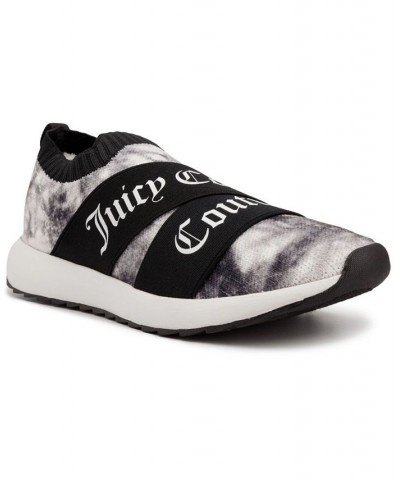 Women's Annouce Slip-On Sneakers Black/White Tie Dye $19.60 Shoes