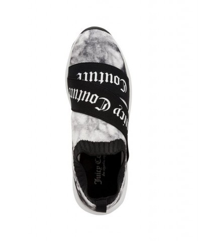 Women's Annouce Slip-On Sneakers Black/White Tie Dye $19.60 Shoes