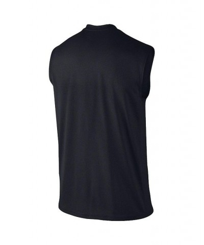 Men's Black Oregon Ducks Wordmark Drop Legend Performance Tank Top $21.50 T-Shirts