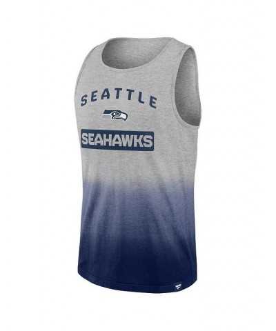 Men's Branded Heathered Gray, College Navy Seattle Seahawks Our Year Tank Top $19.94 T-Shirts