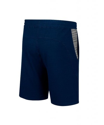 Men's Navy West Virginia Mountaineers Wild Party Tri-Blend Shorts $19.60 Shorts