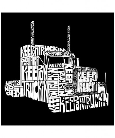 Mens Word Art T-Shirt - Keep on Truckin Black $20.29 T-Shirts