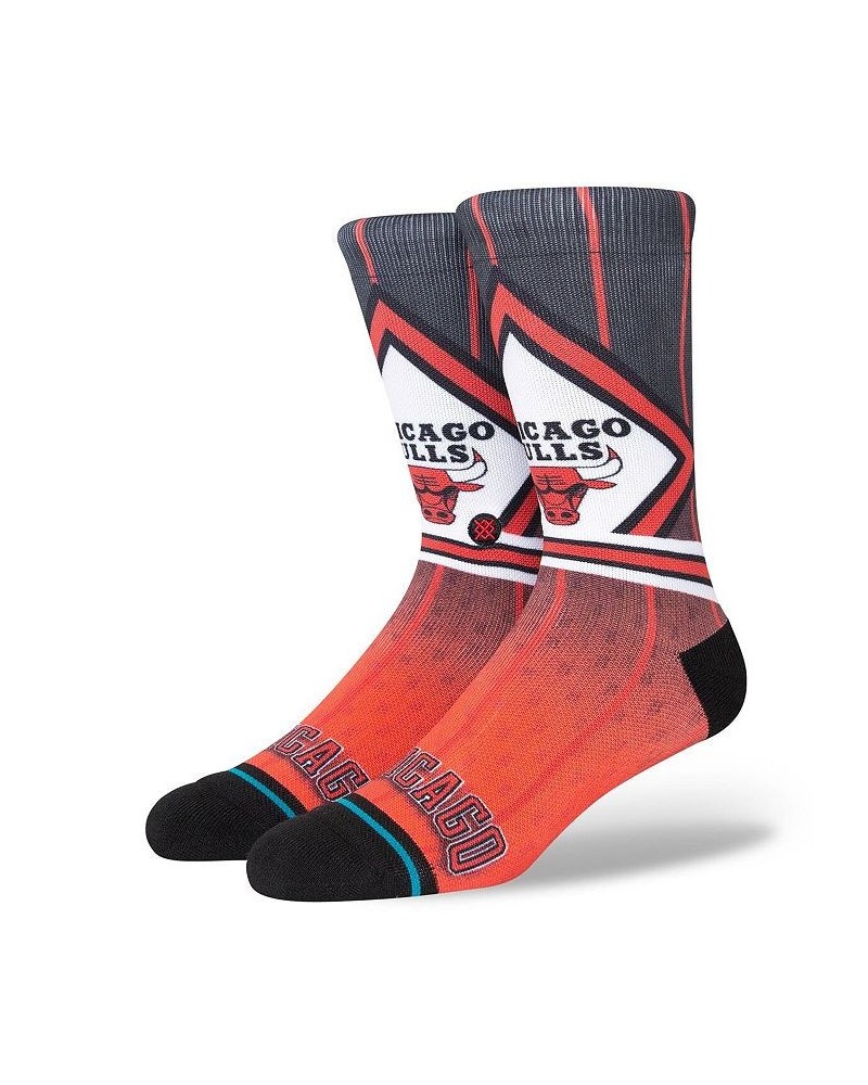 Men's Chicago Bulls Hardwood Classics Fader Collection Crew Socks $15.29 Socks