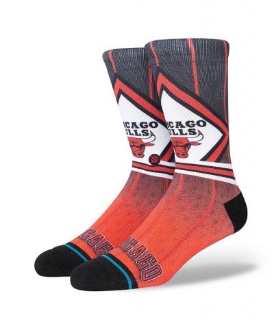 Men's Chicago Bulls Hardwood Classics Fader Collection Crew Socks $15.29 Socks