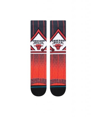 Men's Chicago Bulls Hardwood Classics Fader Collection Crew Socks $15.29 Socks