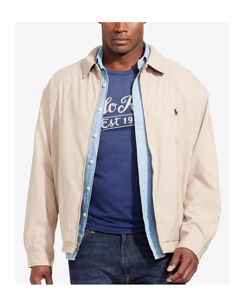 Men's Big & Tall Jackets, Bi-Swing Windbreaker Tan/Beige $80.10 Jackets