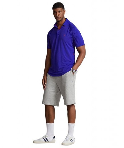 Men's Big & Tall Performance Polo Shirt Blue $47.36 Polo Shirts