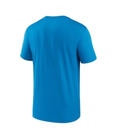 Men's Blue Miami Marlins Big and Tall Logo Legend Performance T-shirt $20.50 T-Shirts