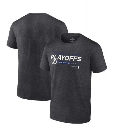 Men's Branded Charcoal Tampa Bay Lightning 2022 Stanley Cup Playoffs Playmaker T-shirt $19.07 T-Shirts