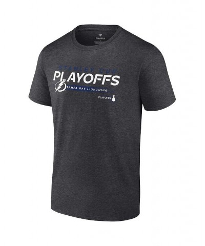 Men's Branded Charcoal Tampa Bay Lightning 2022 Stanley Cup Playoffs Playmaker T-shirt $19.07 T-Shirts