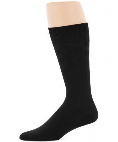 Perry Ellis Men's Socks, Single Pack Triple S Men's Socks Black $11.80 Socks